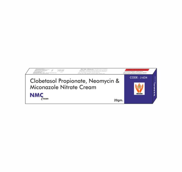 Clobetasol Propionate I.P. 0.05% w/w + Neomycin Sulphate I.P. 0.5% w/w  + Miconazole Nitrate I.P. 2.00% w/w Ointment
